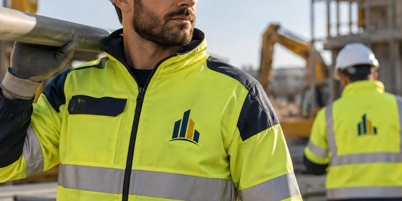 Abbigliamento antinfortunistico ricamato per lavoro