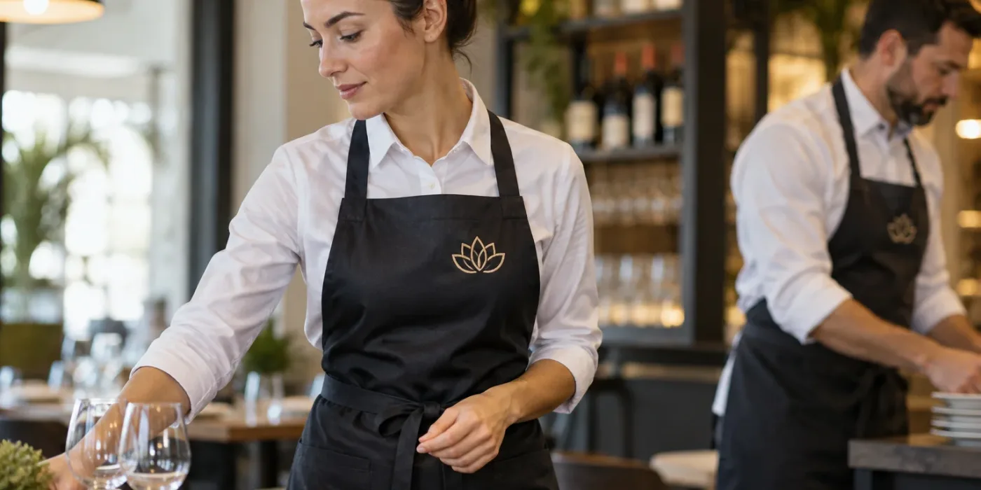 Abbigliamento professionale ricamato per lavoro e servizi
