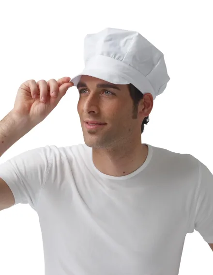 Berretto Bill — Berretto Bill Siggi, personalizzabile con ricamo. Settori: Chef e Cucina, Industria alimentare, Negozi Commercio Servizi, Sala e Bar.