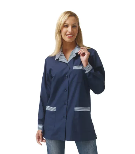 Casacca Cristina donna manica lunga — Casacca Cristina donna manica lunga Siggi, personalizzabile con ricamo. Settori: Negozi Commercio Servizi.