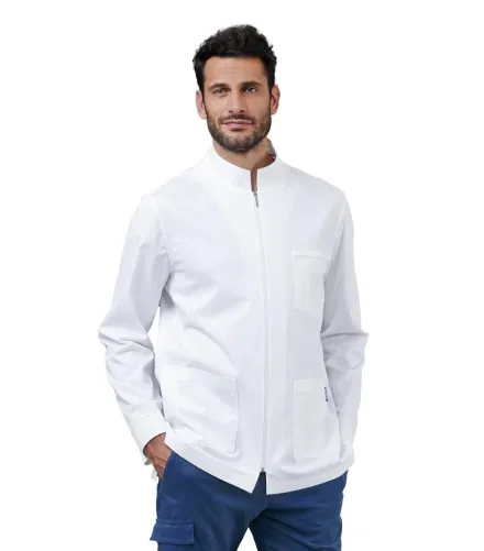 Casacca Julian manica lunga — Casacca Julian manica lunga Siggi, personalizzabile con ricamo. Settori: Centri estetici, Farmacie e Servizi, Industria alimentare, Infermieri e Assistenti, Studi dentistici.