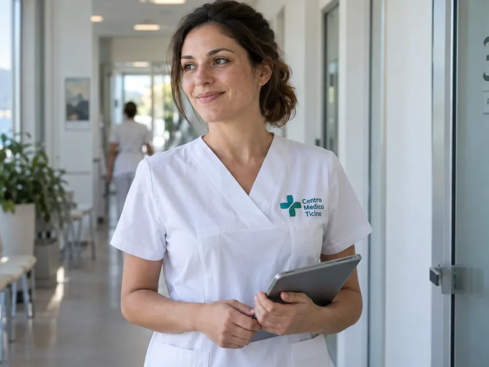 Medicale & salute: Divise sanitarie con ricamo identificativo