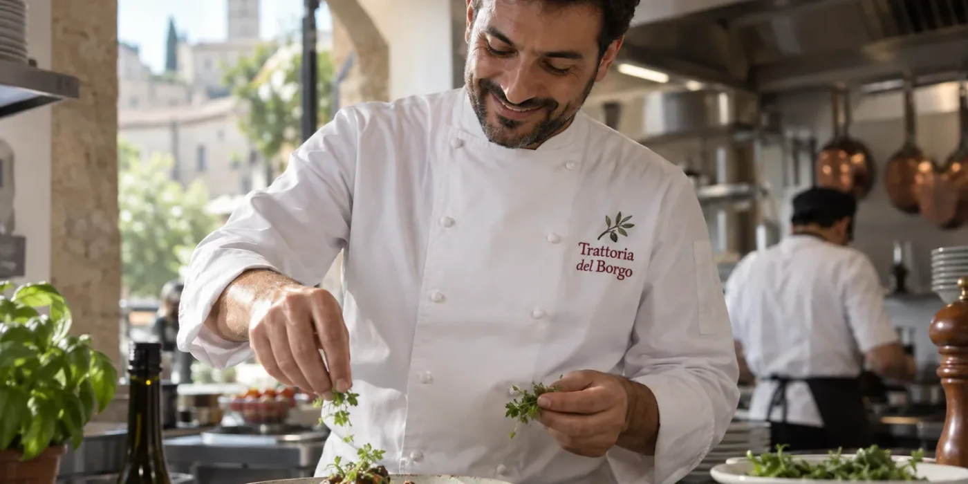 Divise per ristoranti, bar e hotel con logo ricamato