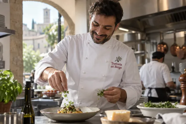 Divise per ristoranti, bar e hotel con logo ricamato