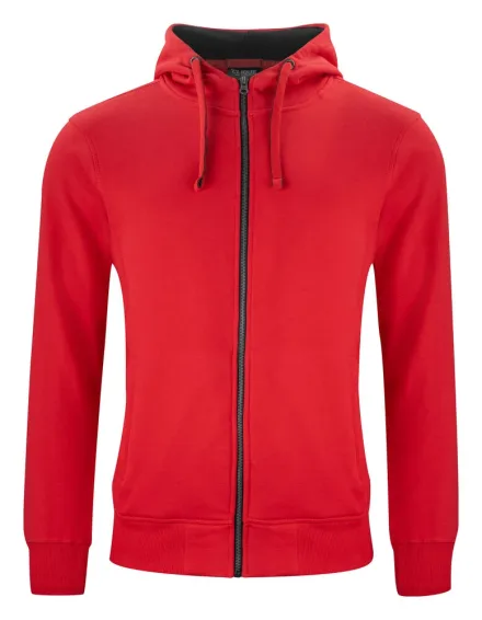 Felpa con cappuccio e zip Classic — Felpa full-zip con cappuccio foderato in rete. Tessuto stabilizzato. Costine 2/2 elasticizzate. Cuciture ribattute flatlock. Nastrino collo. Laccioli bicolore. Tasche laterali con zip. Due tasche interne con asola per auricolari.