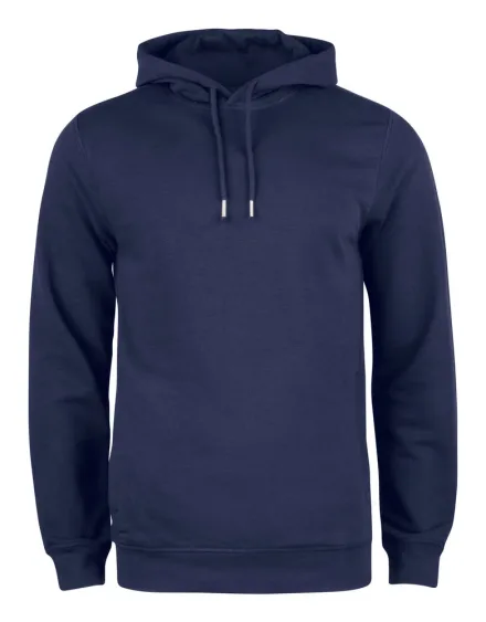 Felpa con cappuccio Premium OC in cotone organico — Felpa con cappuccio in Cotone Organico. Tessuto non garzato stabilizzato. Costine 1/1 elasticizzate. Cuciture ribattute. Parasudore in twill con loop. Tasche laterali con zip. Asole per auricolari.