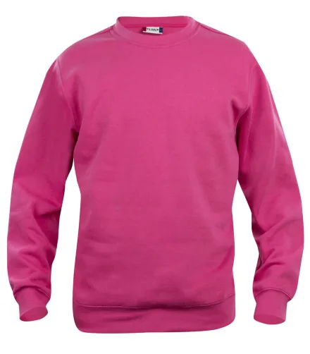 Felpa girocollo Basic bambino — Felpa bambino/ragazzo girocollo. Tessuto morbido stabilizzato adatto ai lavaggi intensivi. Finissaggio antipilling. Costine 1/1 elasticizzate. Cuciture ribattute. Nastrino collo in twill.