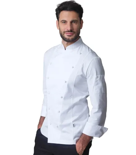 Giacca chef Achille — Giacca chef Achille Siggi, personalizzabile con ricamo. Settori: Chef e Cucina.