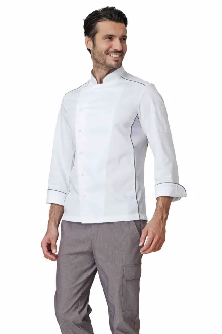 Giacca chef Adrian — Giacca chef Adrian Siggi, personalizzabile con ricamo. Settori: Chef e Cucina.