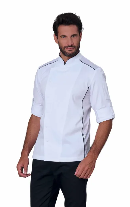 Giacca chef Alex — Giacca chef Alex Siggi, personalizzabile con ricamo. Settori: Chef e Cucina.