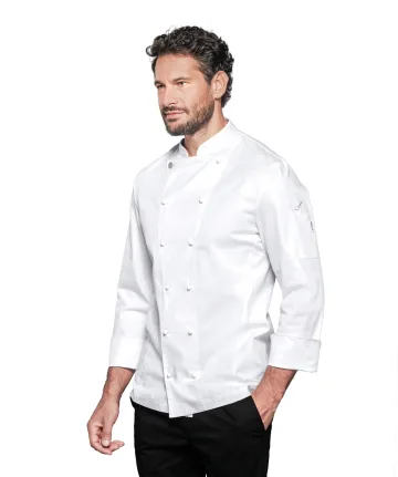 Giacca chef Eliseo — Giacca chef Eliseo Siggi, personalizzabile con ricamo. Settori: Chef e Cucina.