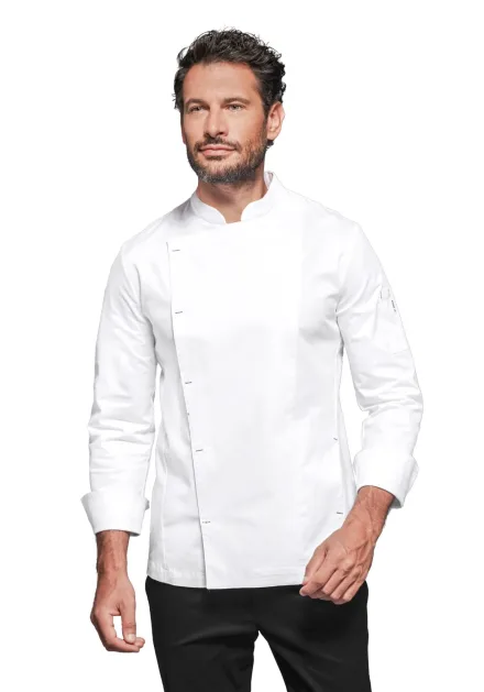 Giacca chef Otello — Giacca chef Otello Siggi, personalizzabile con ricamo. Settori: Chef e Cucina.