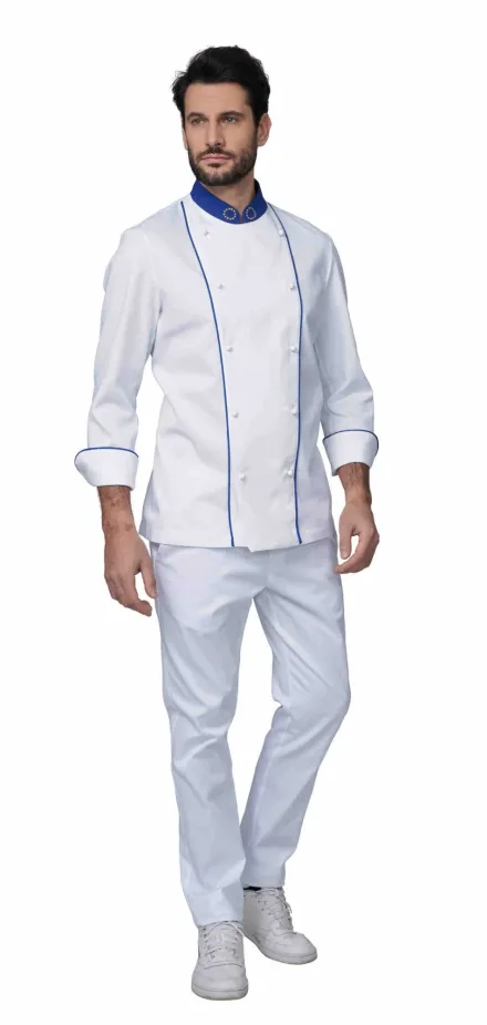 Giacca chef Pietro — Giacca chef Pietro Siggi, personalizzabile con ricamo. Settori: Chef e Cucina.