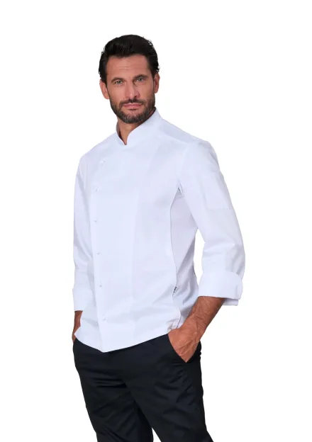 Giacca chef Stewart — Giacca chef Stewart Siggi, personalizzabile con ricamo. Settori: Chef e Cucina.