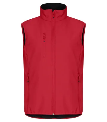 Gilet Classic Softshell — Gilet softshell antivento in poliestere riciclato, comodo in cantiere come nel tempo libero: personalizzabile con ricamo STILMAR sul petto.