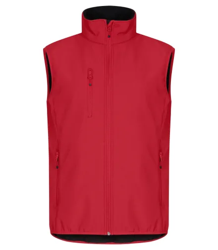 Gilet Classic Softshell — Gilet softshell antivento in poliestere riciclato, comodo in cantiere come nel tempo libero: personalizzabile con ricamo STILMAR sul petto.