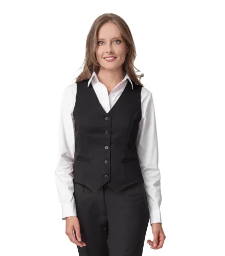 Gilet Mirella donna — Gilet Mirella donna Siggi, personalizzabile con ricamo. Settori: Hotel e Reception, Sala e Bar.