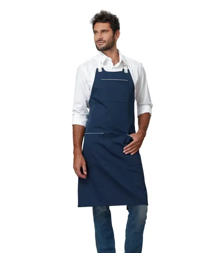 Grembiule Ramon con pettorina — Grembiule Ramon con pettorina Siggi, personalizzabile con ricamo. Settori: Negozi Commercio Servizi, Sala e Bar.