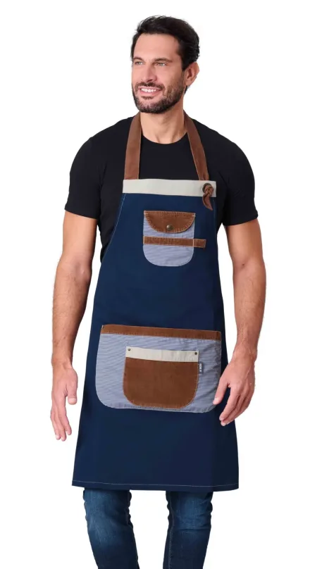 Grembiule U2 — Grembiule U2 Siggi, personalizzabile con ricamo. Settori: Chef e Cucina, Negozi Commercio Servizi.