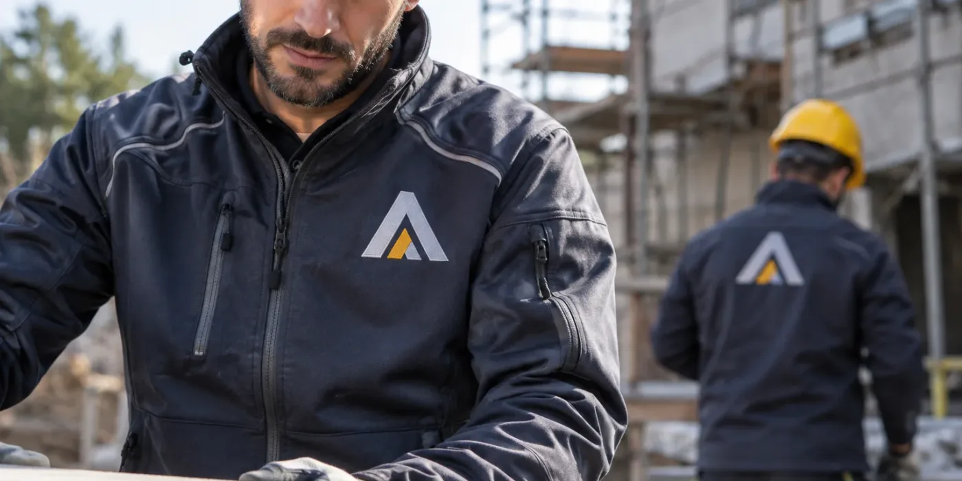 Indumenti da lavoro ricamati per aziende e squadre