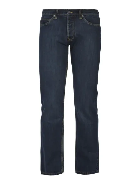 Jeans ProJob 2507 — Pantaloni in denim prelavati e irrestringibili. Vita bassa. Patta con bottoni.
