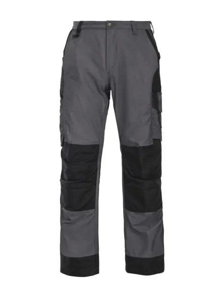 Pantaloni multitasche edilizia ProJob 5519 — Pantaloni idrorepellenti e traspiranti. Scomparti e tasche porta attrezzi. Tasca per smartphone. Porta ginocchiere. Rinforzi in Cordura®.