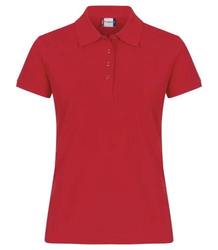 Polo Heavy Premium donna — Polo piquet mezza manica. Tessuto premium-heavy pettinato e stabilizzato con trattamento enzimatico. Tre bottoni tono su tono per uomo e quattro per donna. Nastrino parasudore. Spacchetti laterali con cuciture ricamate di rinforzo in contrasto colore.