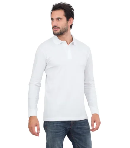 Polo Summer manica lunga — Polo Summer manica lunga Siggi, personalizzabile con ricamo. Settori: Centri estetici, Farmacie e Servizi, Garden agricoltura, Industria Edilizia Artigianato, Infermieri e Assistenti.