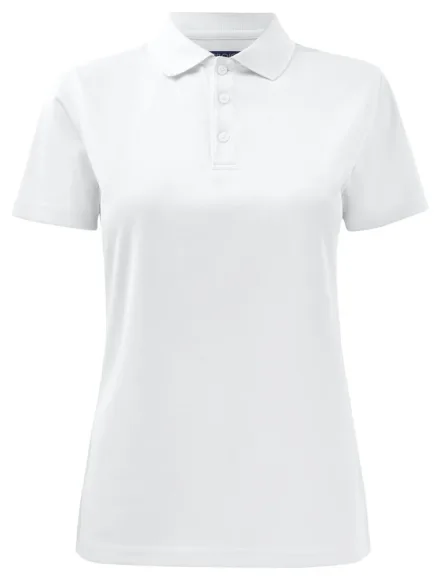 Polo tecnica donna ProJob 2041 — Polo piquet donna. Colletto a costina. Tre bottoni tono su tono. Tessuto traspirante stabilizzato antipiega. Tintura ecologica SPUN-DYED.