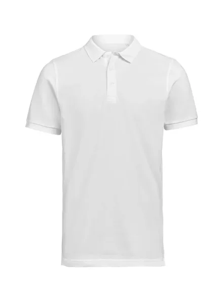 Polo Untagged Movement regular fit unisex in cotone organico — Un capo essenziale e moderno, questa polo unisex è realizzata in cotone biologico in maglia piqué da 220 g/m², offrendo comfort tutto il giorno. Colletto e polsini a coste, spacchetti laterali per facilitare i movimenti e abbottonatura tradizionale.