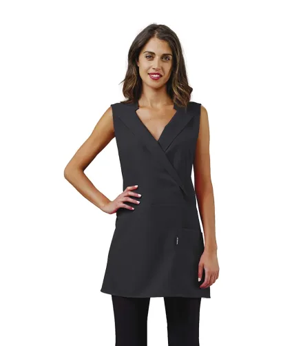 Scamiciato Serenity donna — Scamiciato Serenity donna Siggi, personalizzabile con ricamo. Settori: Centri estetici, Negozi Commercio Servizi, Saloni e Parrucchiere, Wellness e Spa.