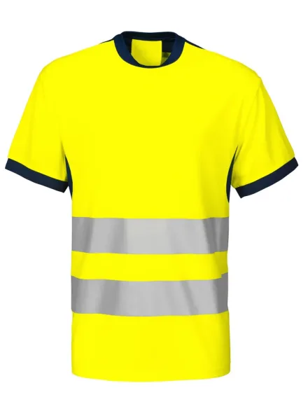 T-shirt alta visibilità EN ISO 20471 classe 2 ProJob 6009 — T-shirt alta visibilità. Tessuto tecnico traspirante, stabilizzato e antipiega. Colletto e bordo manica a costina.