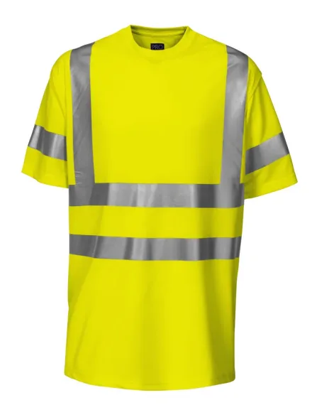 T-shirt alta visibilità EN ISO 20471 classe 3 ProJob 6010 — T-shirt alta visibilità. Tessuto tecnico traspirante, stabilizzato e antipiega.