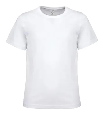 T-shirt Classic OC bambino in cotone organico — T-shirt bambino/ragazzo in Cotone Organico. Tessuto pre-ristretto con trattamento enzimatico. Nastrino parasudore. Colletto elasticizzato e rinforzato. Cuciture laterali.