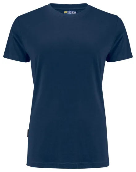 T-shirt donna ProJob 2032 — T-shirt donna girocollo in jersy di cotone. Vestibilità slim-fit. Cuciture rinforzate.