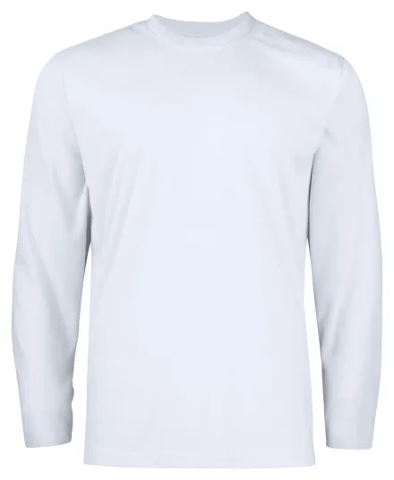 T-shirt manica lunga ProJob 2017 — T-shirt girocollo manica lunga in jersey di cotone. Struttura tubolare. Colletto rinforzato. Vestibilità slim-fit. Colori 10 e 17 in poliestere Interlock.