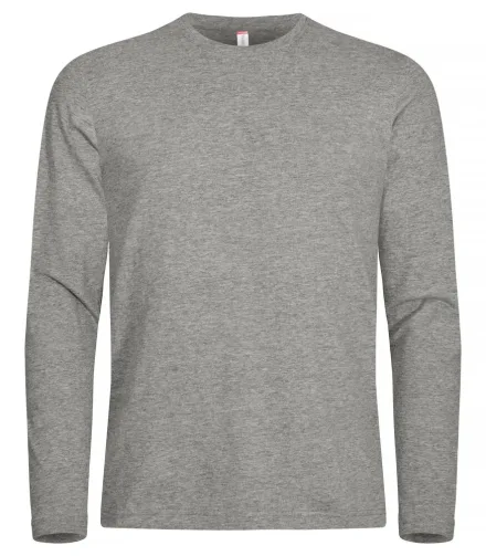 T-shirt Premium Fashion manica lunga — T-shirt manica lunga in cotone pettinato. Tessuto jersey premium stabilizzato con trattamento enzimatico. Nastrino parasudore. Colletto elasticizzato ribattuto. Cuciture laterali. Vestibilità slim-fit.