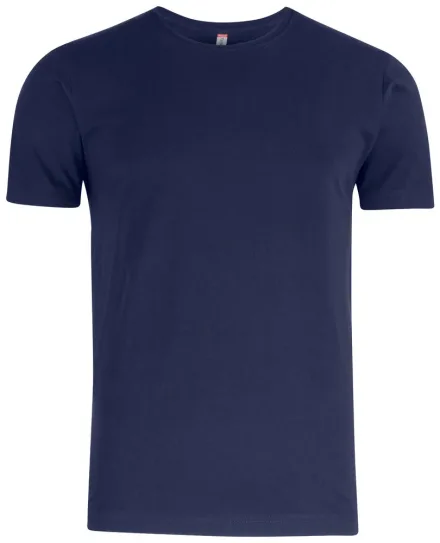 T-shirt Premium Fashion — T-shirt in cotone pettinato. Tessuto jersey premium stabilizzato con trattamento enzimatico. Nastrino parasudore. Colletto elasticizzato ribattuto. Cuciture laterali. Vestibilità slim-fit.