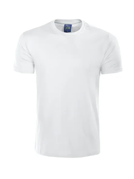 T-shirt ProJob 2016 — T-shirt girocollo in jersey di cotone. Struttura tubolare. Colori 10 e 17 in poliestere Interlock.