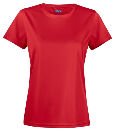 T-shirt tecnica donna ProJob 2031 — T-shirt donna girocollo. Tessuto tecnico traspirante e antipiega. Tintura ecologica SPUN-DYED.